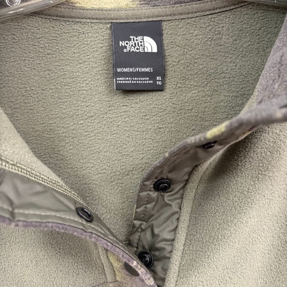 The North Face Fleece Pullover XL Green - Picture 5 of 8